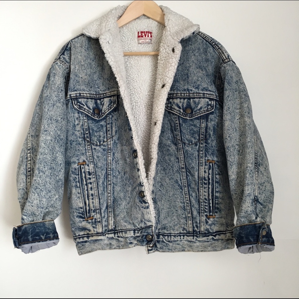 Vintage Acid Wash Levi's Jacket